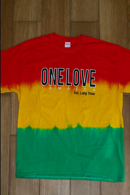 One Love Reggae Dip Tie-Dye