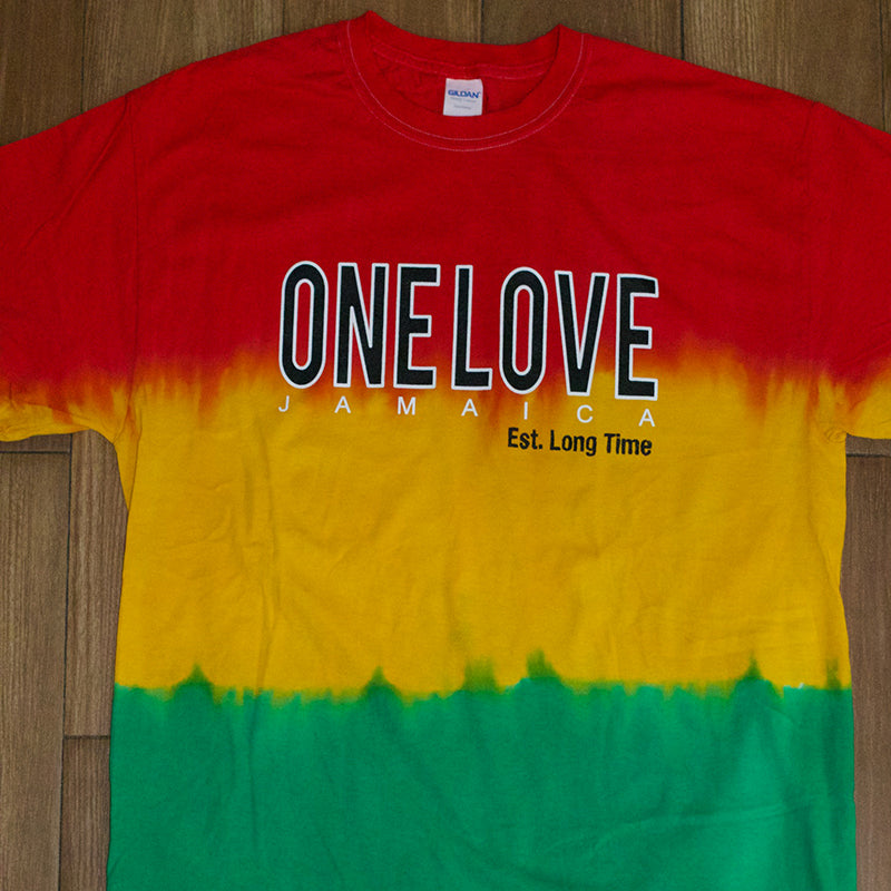 One Love Reggae Dip Tie-Dye
